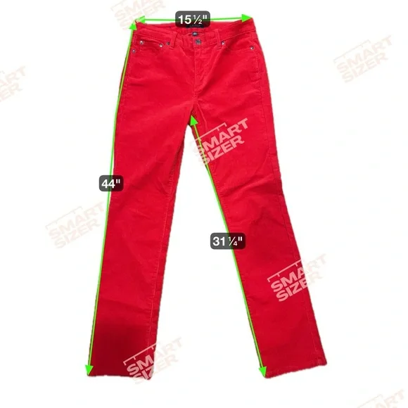 Ralph Lauren Red Corduroy Pants - Picture 6 of 6